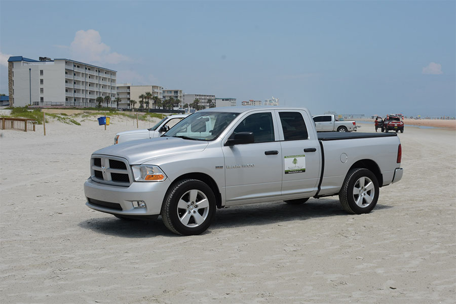 Serenity Sack Truck at Daytona Beach